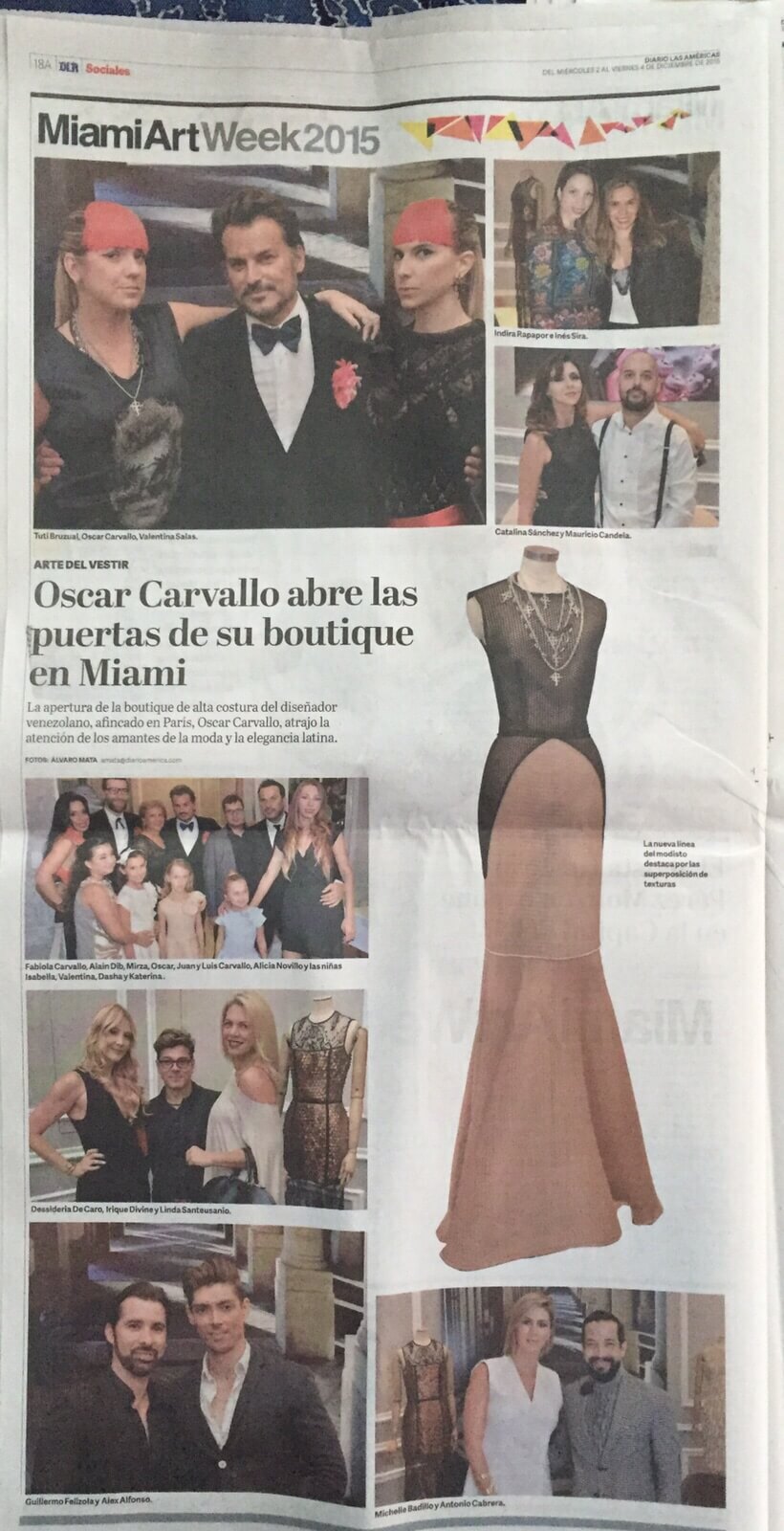 El Diario de las Americas_Oscar Carvallo_Diciembre 2015 120215